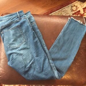 Distressed Light Wash Jeans